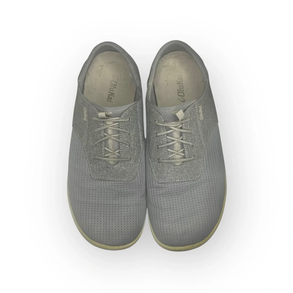 OluKai ʊ Nohea Moku Slide Drop in Heel Deck Boat Shoes Sneakers ʊ Charcoal ʊ 12